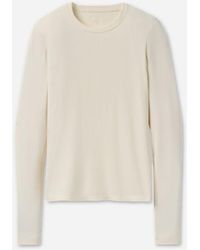 UGG - Aidelene Long Sleeve Rib Tee Tops - Lyst