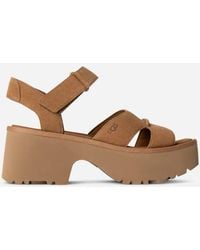 UGG - New Heights Ankle Strap Heel Sandal - Lyst