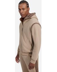 UGG - ® Evren Bonded Fleece Zip Up Fleece/recycled Materials Hoodies & Sweatshirts - Lyst