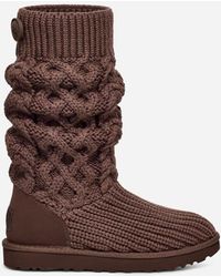 UGG - ® Classic Cardi Cabled Knit Classic Boots - Lyst