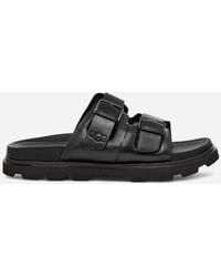 UGG - ® Capitola Buckle Slide Leather Sandals - Lyst