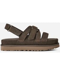 UGG - Goldenstar Gleam Suede Sandals - Lyst