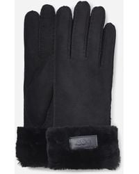 UGG - Turn Cuff Shearling Gloves - Lyst