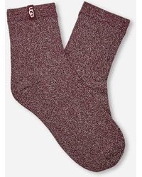 UGG - Lavinia Shimmer Quarter Cotton Blend - Lyst