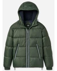 UGG - Xayden Braid Puffer Jacket Nylon - Lyst