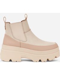 UGG - ® Brisbane Chelsea Leather Boots - Lyst