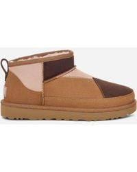 UGG - Botte Classic Ultra Mini ReImagined pour femme | UE in Brown, Taille 38, Daim - Lyst