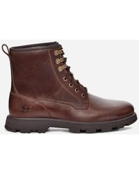 UGG - ® Kirkson Leather Cold Weather Boots|dress Shoes - Lyst