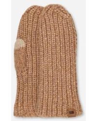 UGG - Moufles En Maille Côtelée Épaisse - Lyst
