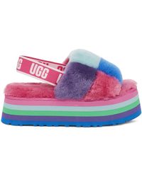 checkered ugg slides