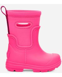 UGG - Toddlers' Droplet Mid Synthetic/textile Rain Boots - Lyst