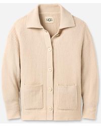 UGG - Junipher Cardigan Lite Polyester/Recycled Materials Tops - Lyst