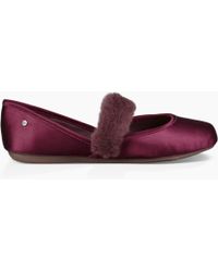 ugg fluff ballet flat