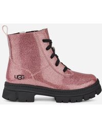 UGG - ® Ashton Lace Up Glitter Boot - Lyst