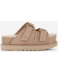 UGG - Goldenstar Hi Slide Suede Sandals - Lyst