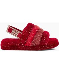 ugg fluff yeah metallic sparkle