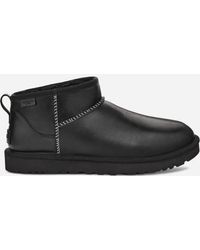 UGG - Classic Ultra Mini Leather Regen Classic Boots - Lyst