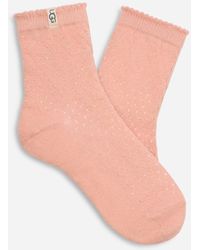 UGG - ® Adabella Quarter Sock Cotton Blend Socks - Lyst
