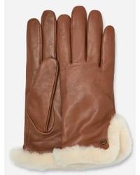 UGG - Gant Avec Aération En Cuir Et Peau De Mouton Pour Femme - Lyst