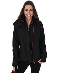 Superdry Women's Tech Pop Zip Hooded Sd-windcheater - Black
