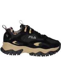 fila white & black ray tracer tr2 trainers