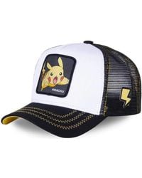 Capslab Pokemon Pikachu Mesh Trucker Cap - White