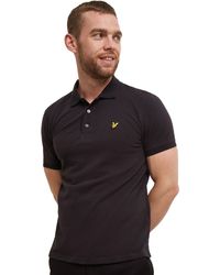 Jet Black All Sizes Details about   Lyle & Scott Vintage Logo T-shirt Polo Shirt 