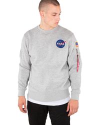 Alpha Industries Space Shuttle Sweatshirt - Grey