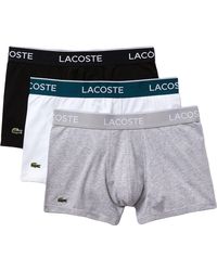 Lacoste Cotton Boxer Shorts Pack Of 3 for Men | Lyst