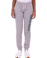 Superdry Track And Field Jogger Bottoms - Grey