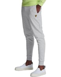 lyle and scott taped joggers