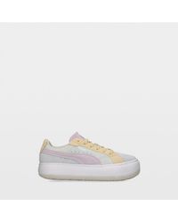 Zapatillas Hyper con bordado floral PUMA de Ante de color Gris | Lyst