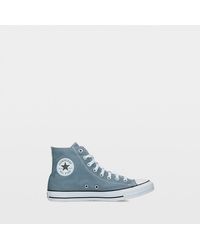 Zapatillas hi-top de cuero blanco tachuelas Taylor All Star de Converse de color Blanco | Lyst