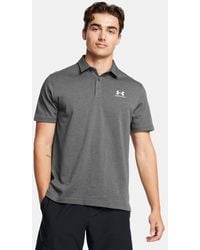 Under Armour - Icon Polo Castlerock Light Heather - Lyst