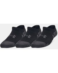 Under Armour - Performance Tech Kids' 3-Pack No Show Socks Jet - Lyst