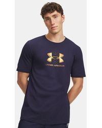 Under Armour - Challenger Graphic Short Sleeve Midnight Copper Chrome - Lyst