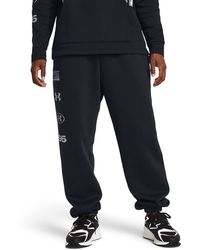 Under Armour - Icon Fleece Puddle Pants - Lyst
