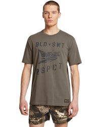 Under Armour - Project Rock Veterans Day Bsr Short Sleeve - Lyst