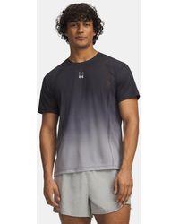 Under Armour - Halo Run Short Sleeve Anthracite Reflective - Lyst