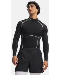 Under Armour - Heatgear Elite Compression Mock Long Sleeve Ultimate Reflective - Lyst