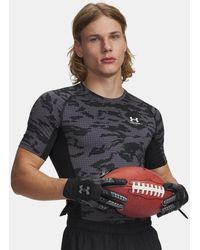 Under Armour - Heatgear Printed Short Sleeve Castlerock - Lyst