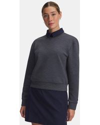 Under Armour - Drive Midlayer Crew Midnight Midnight - Lyst