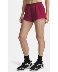 Under Armour - Vanish Woven 3" Shorts Claret Ox Blood - Lyst