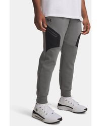 Under Armour - Unstoppable Fleece Joggers Clay - Lyst
