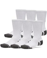 Under Armour - Ua Performance Tech 6-pack Crew Socks - Lyst