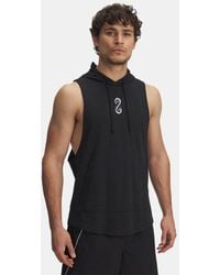 Under Armour - Project Rock Snake Sleeveless Hoodie Clay - Lyst
