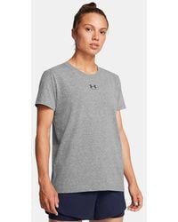 Under Armour - Rival Core Short Sleeve Castlerock - Lyst