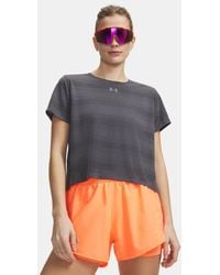 Under Armour - Velociti Short Sleeve Castlerock Reflective - Lyst