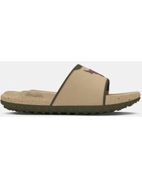 Under Armour - Project Rock 3 Ufc Slides Desert Sand Marine Od Tosca - Lyst