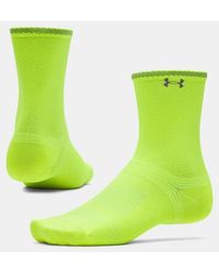 Under Armour - Velociti Lite Crew Socks High Vis High Vis Reflective - Lyst